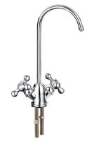 Кран чистой воды Raifil DF015BB2-HC двухканальный, вентиль "барашек"