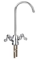 Кран чистой воды Raifil DF015AA2-HC двухканальный, вентиль "капелька"